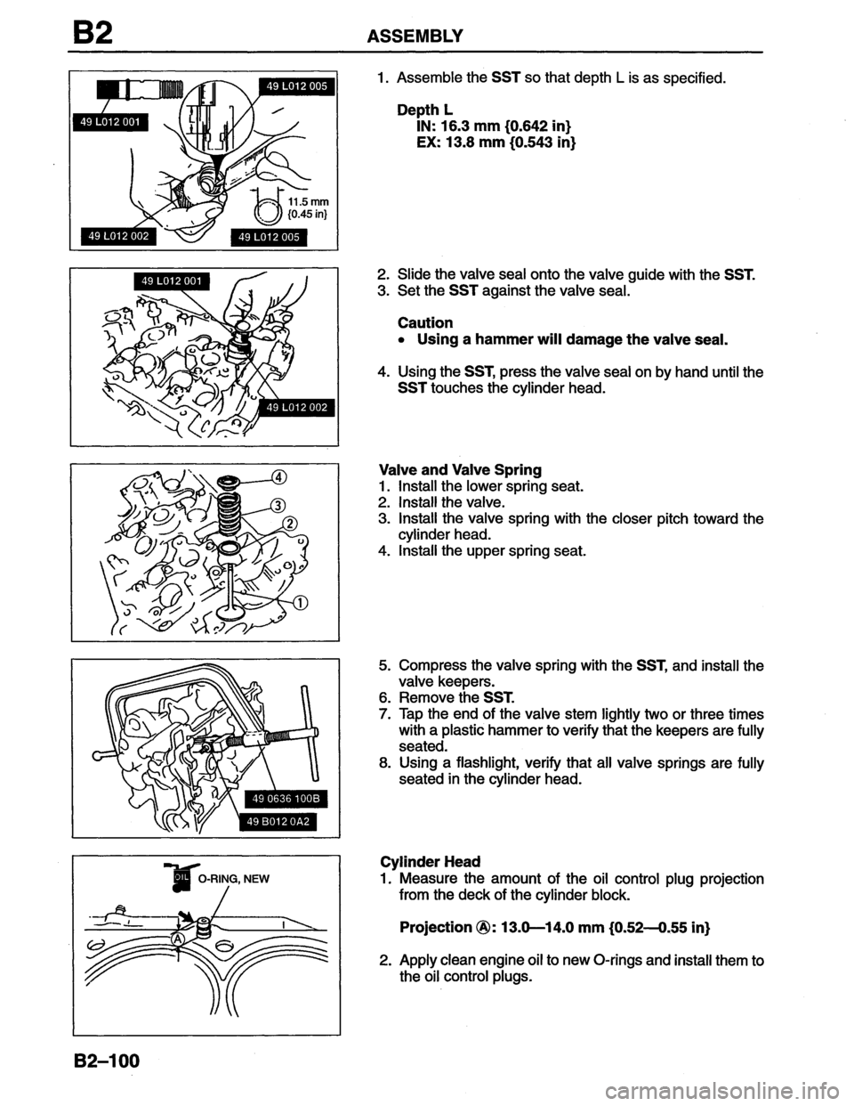 MAZDA MX-6 1996  Workshop Manual 