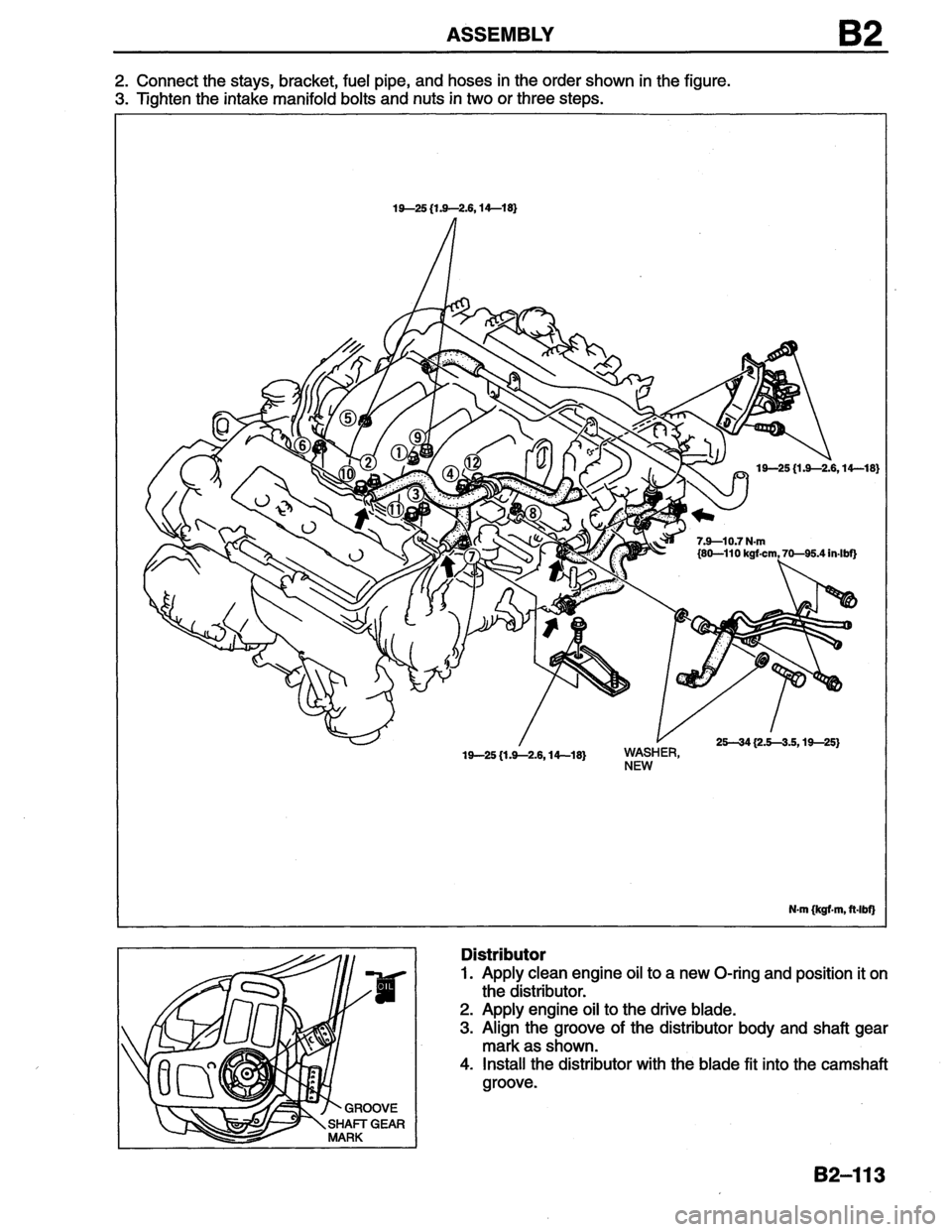 MAZDA MX-6 1996  Workshop Manual 