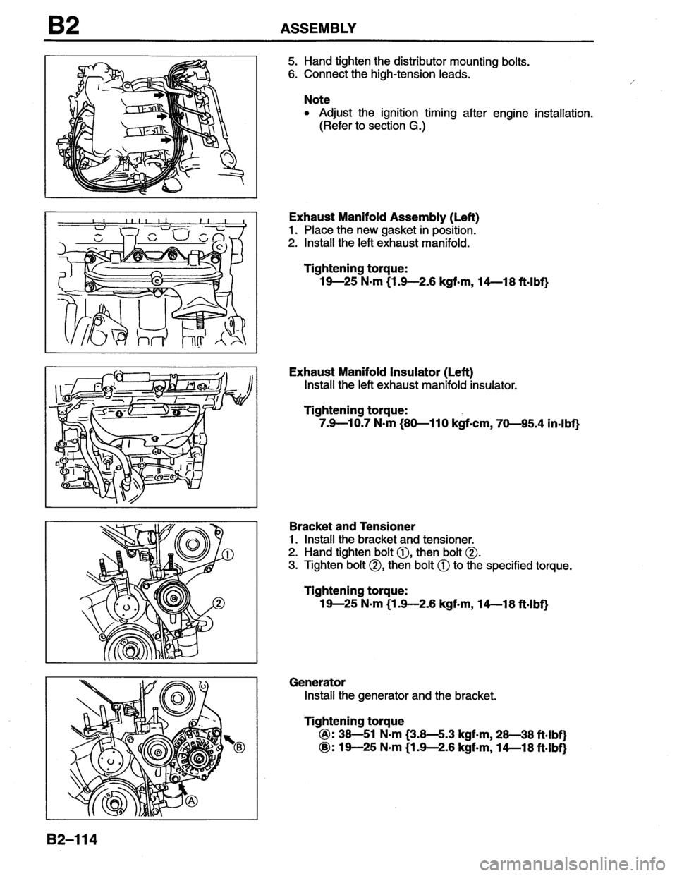 MAZDA MX-6 1996  Workshop Manual 