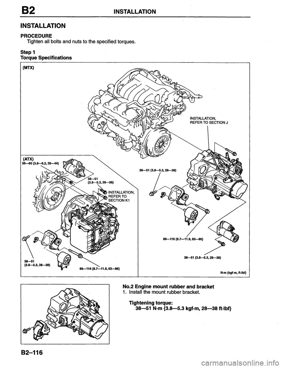 MAZDA MX-6 1996  Workshop Manual 