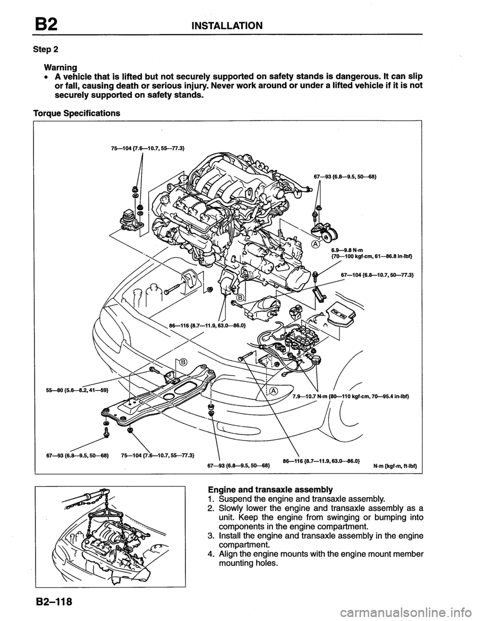 MAZDA MX-6 1996  Workshop Manual 