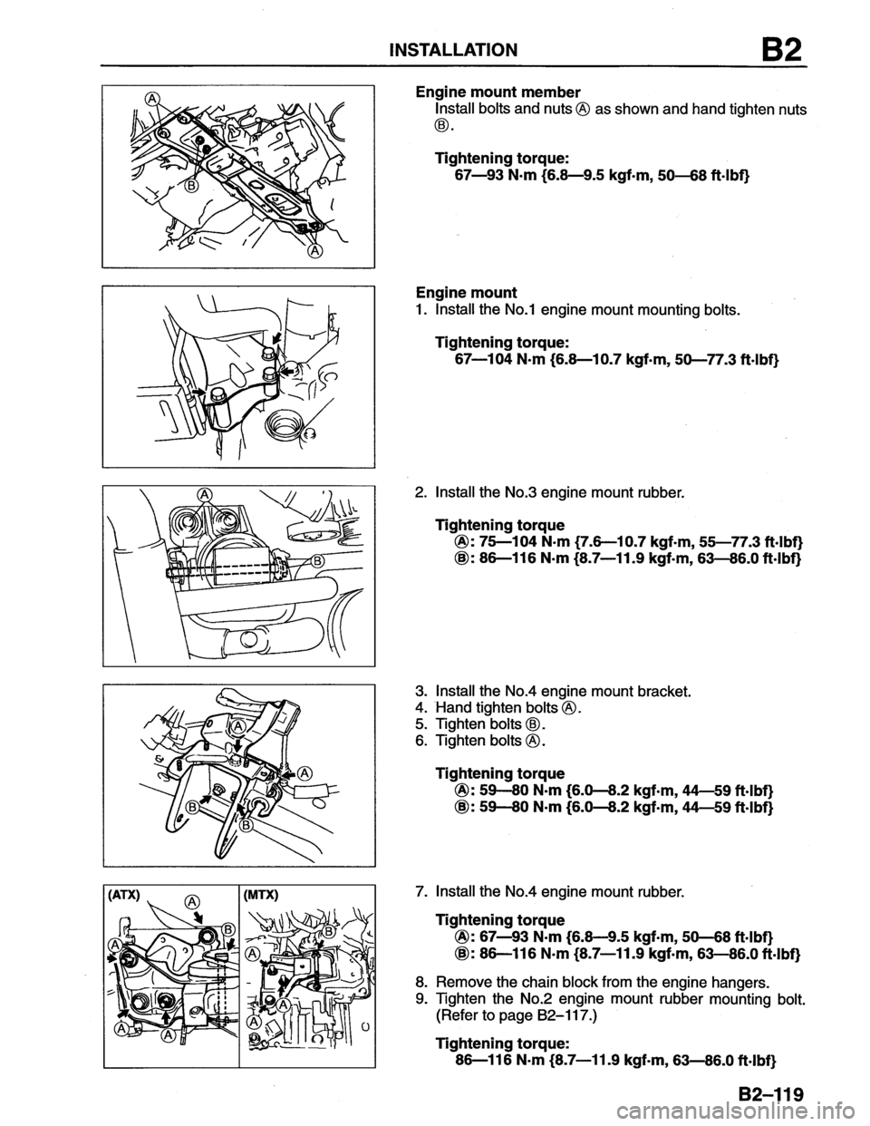 MAZDA MX-6 1996  Workshop Manual 