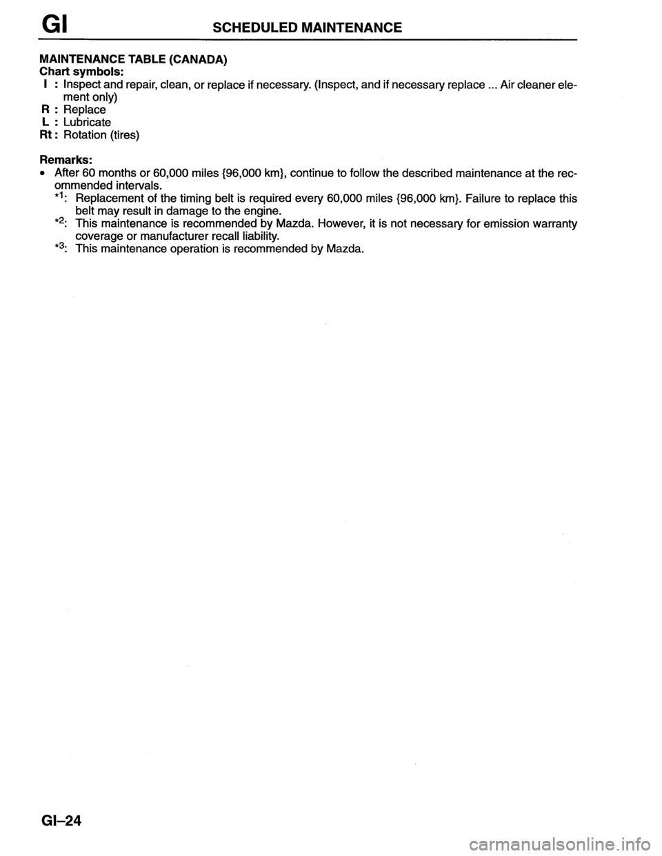 MAZDA MX-6 1996  Workshop Manual 