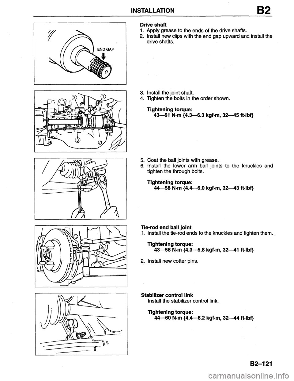 MAZDA MX-6 1996  Workshop Manual 