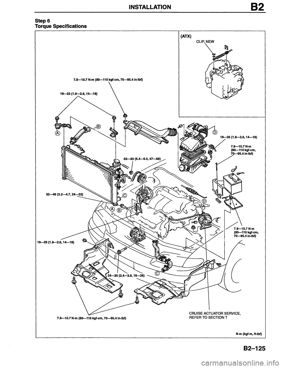 MAZDA MX-6 1996  Workshop Manual 