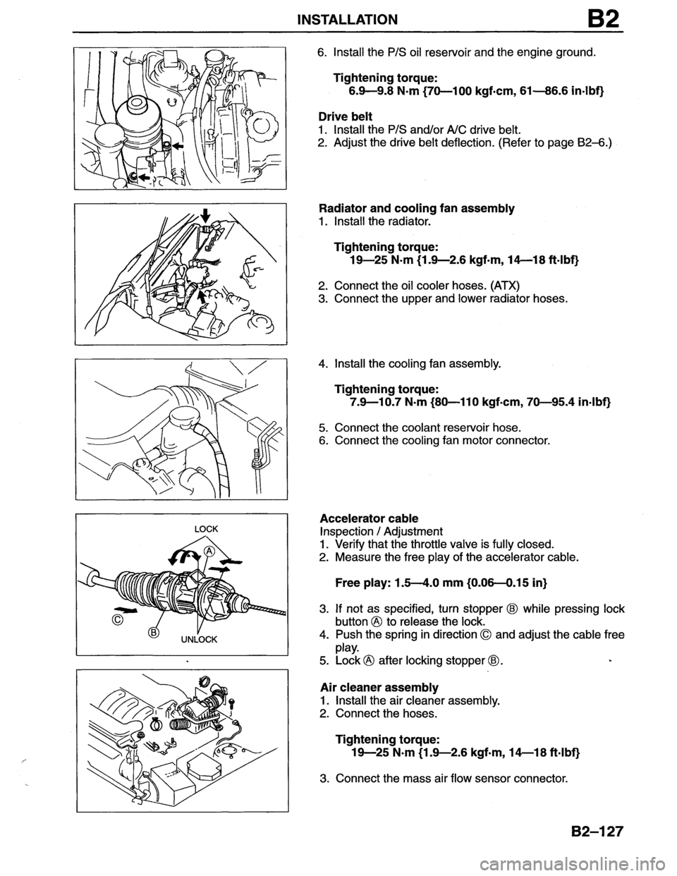 MAZDA MX-6 1996  Workshop Manual 