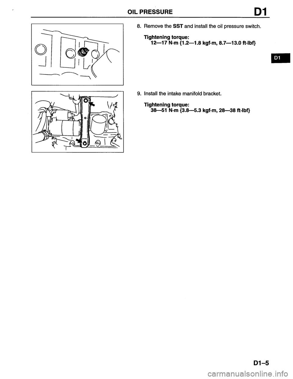MAZDA MX-6 1996  Workshop Manual 