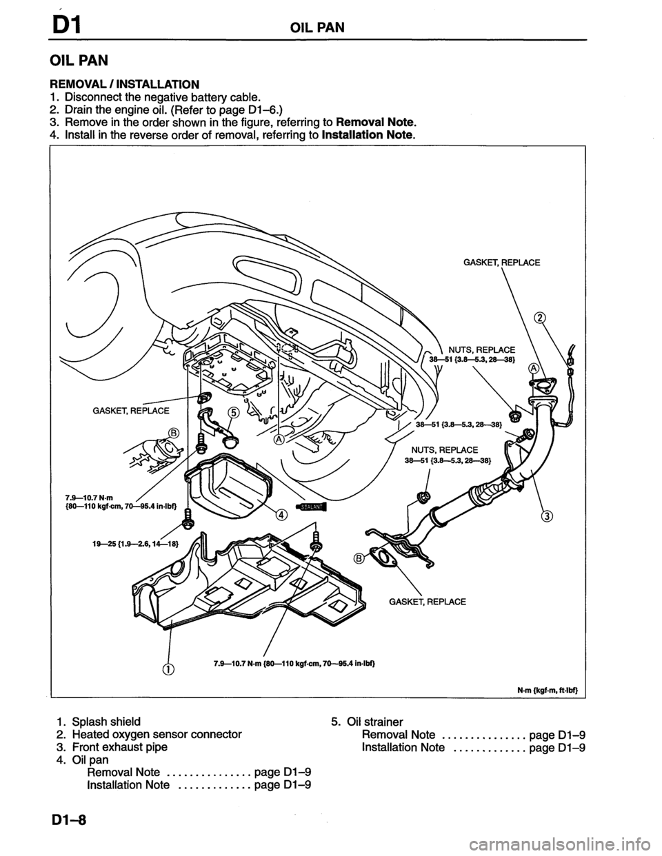 MAZDA MX-6 1996  Workshop Manual 