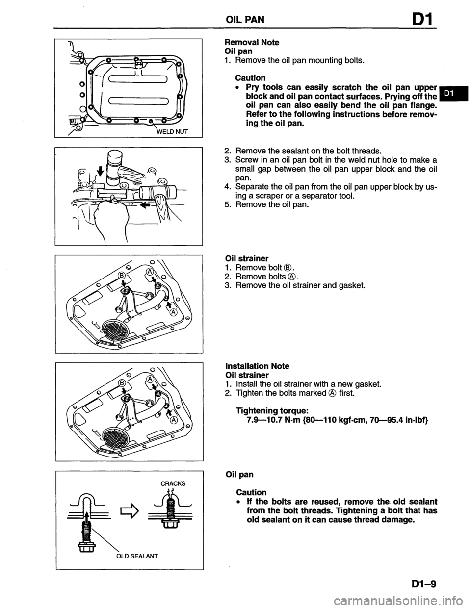 MAZDA MX-6 1996  Workshop Manual 