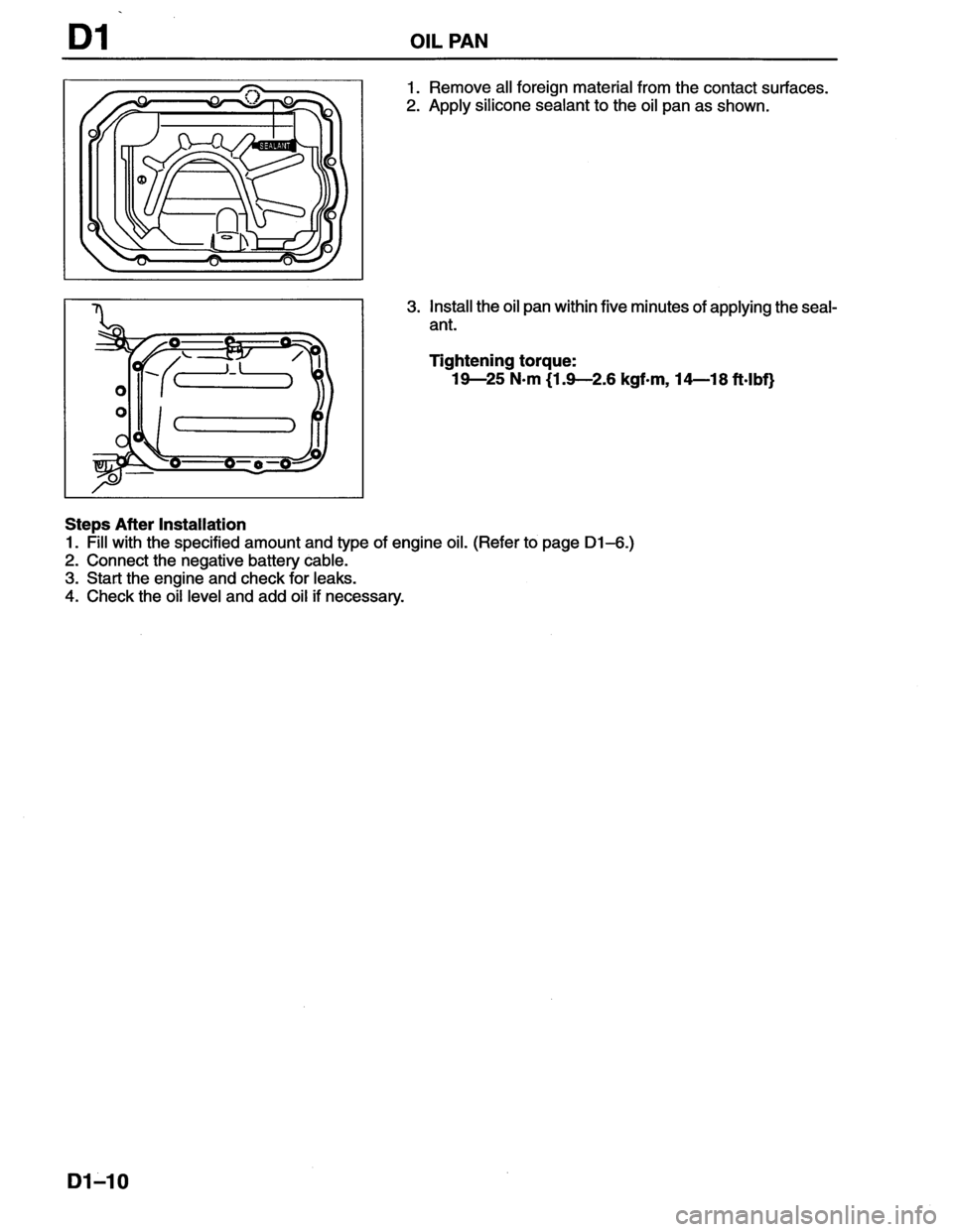 MAZDA MX-6 1996  Workshop Manual 