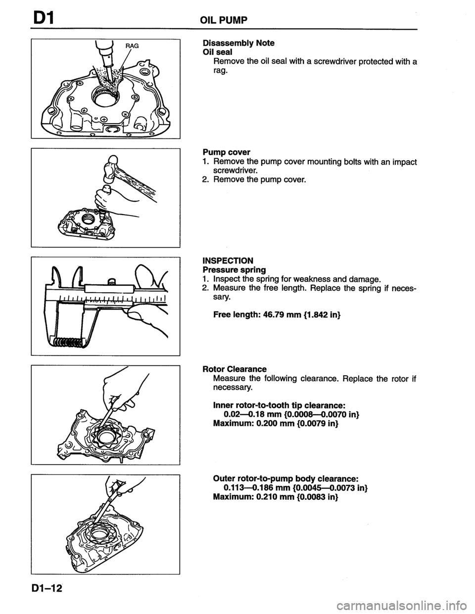 MAZDA MX-6 1996  Workshop Manual 
