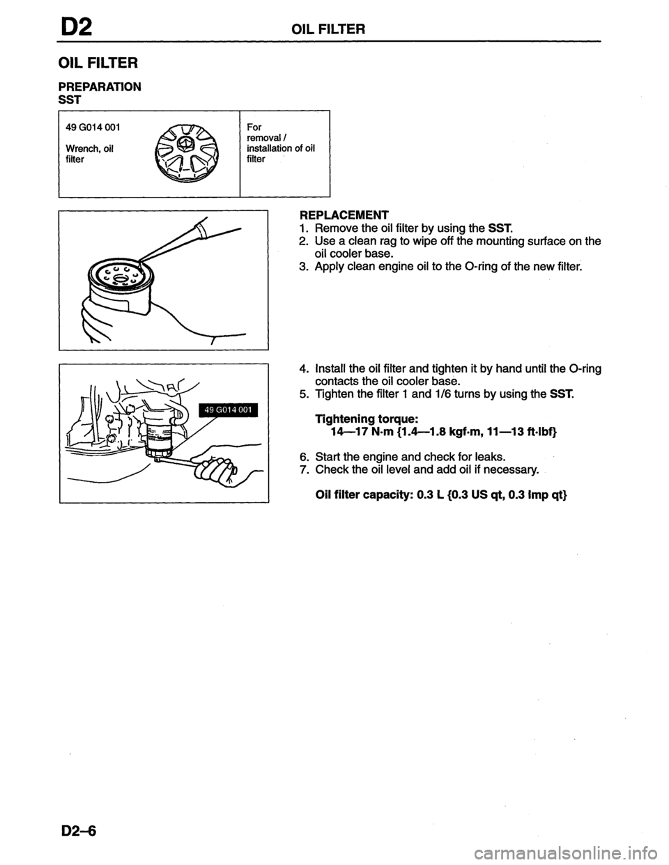 MAZDA MX-6 1996  Workshop Manual 