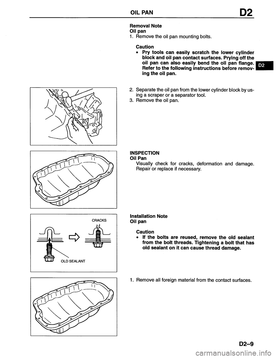 MAZDA MX-6 1996  Workshop Manual 