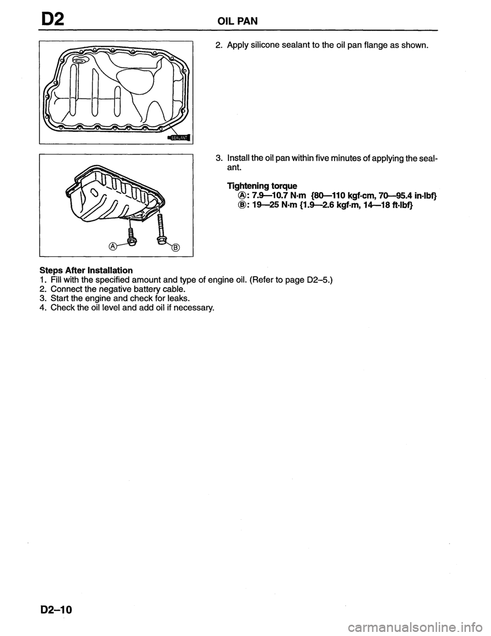 MAZDA MX-6 1996  Workshop Manual 