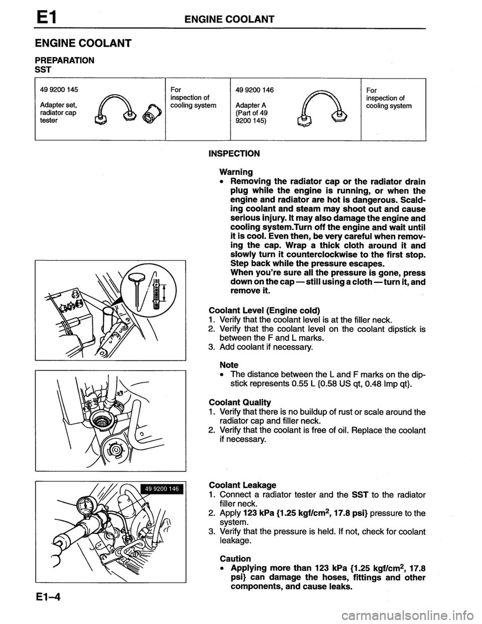 MAZDA MX-6 1996  Workshop Manual 