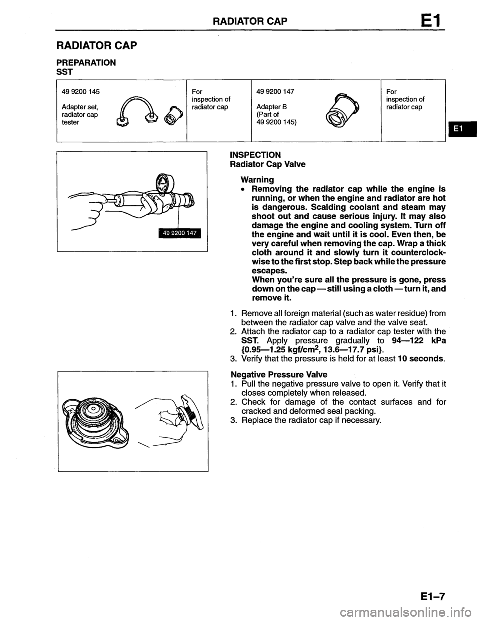 MAZDA MX-6 1996  Workshop Manual 