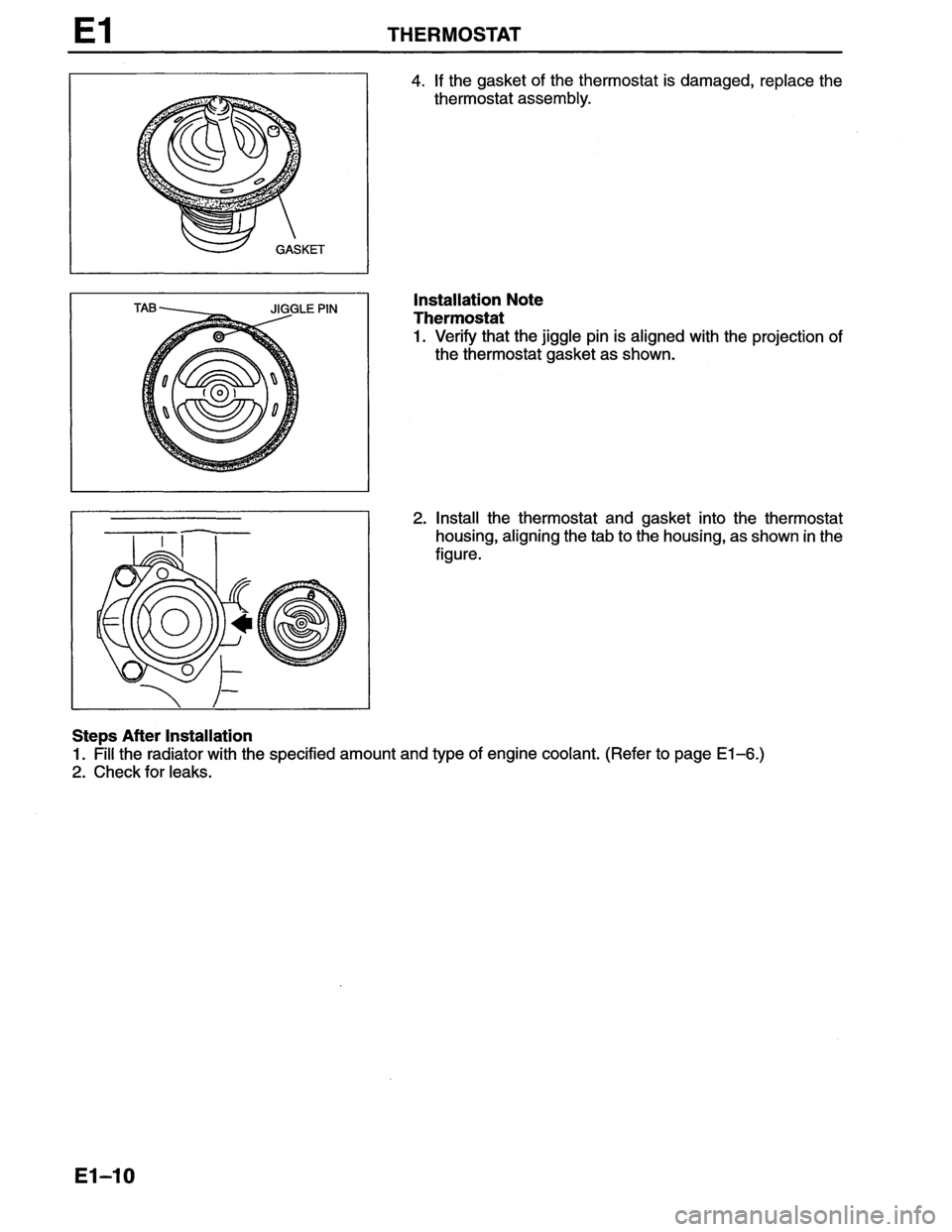 MAZDA MX-6 1996  Workshop Manual 
