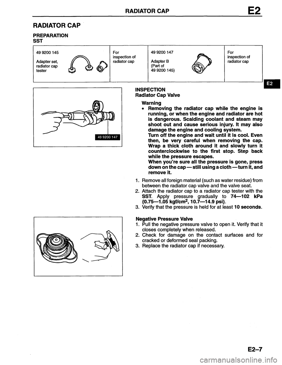 MAZDA MX-6 1996  Workshop Manual 