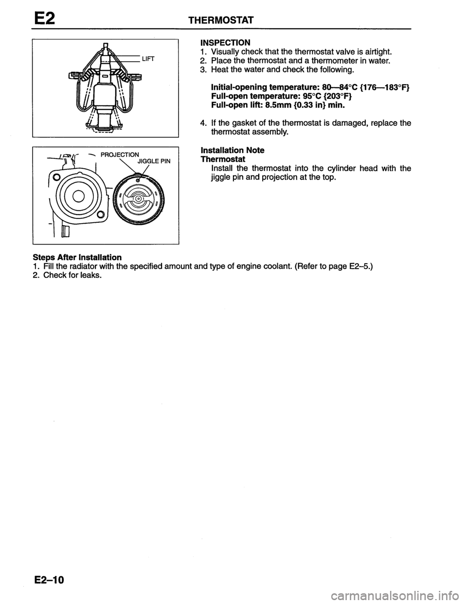 MAZDA MX-6 1996  Workshop Manual 