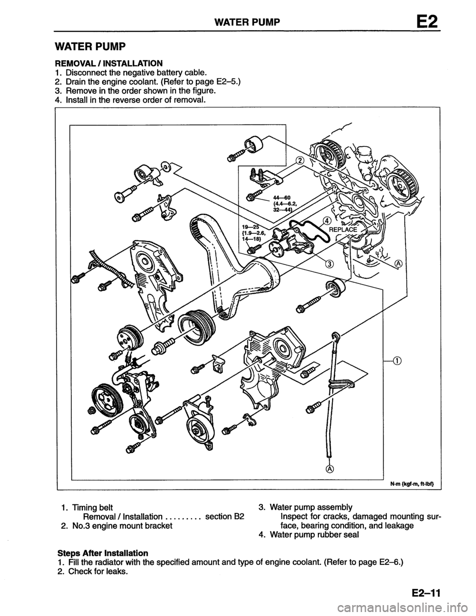 MAZDA MX-6 1996  Workshop Manual 