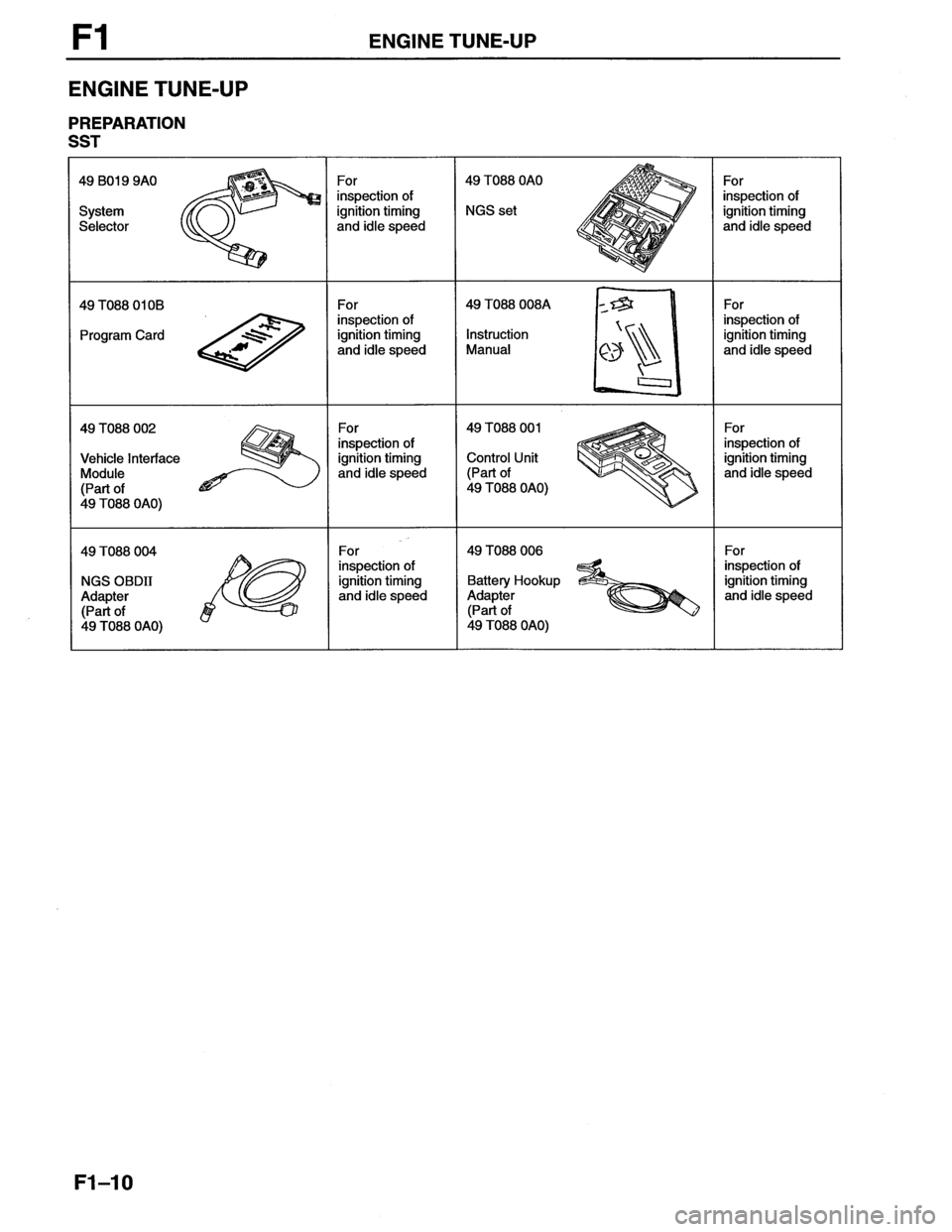 MAZDA MX-6 1996  Workshop Manual 