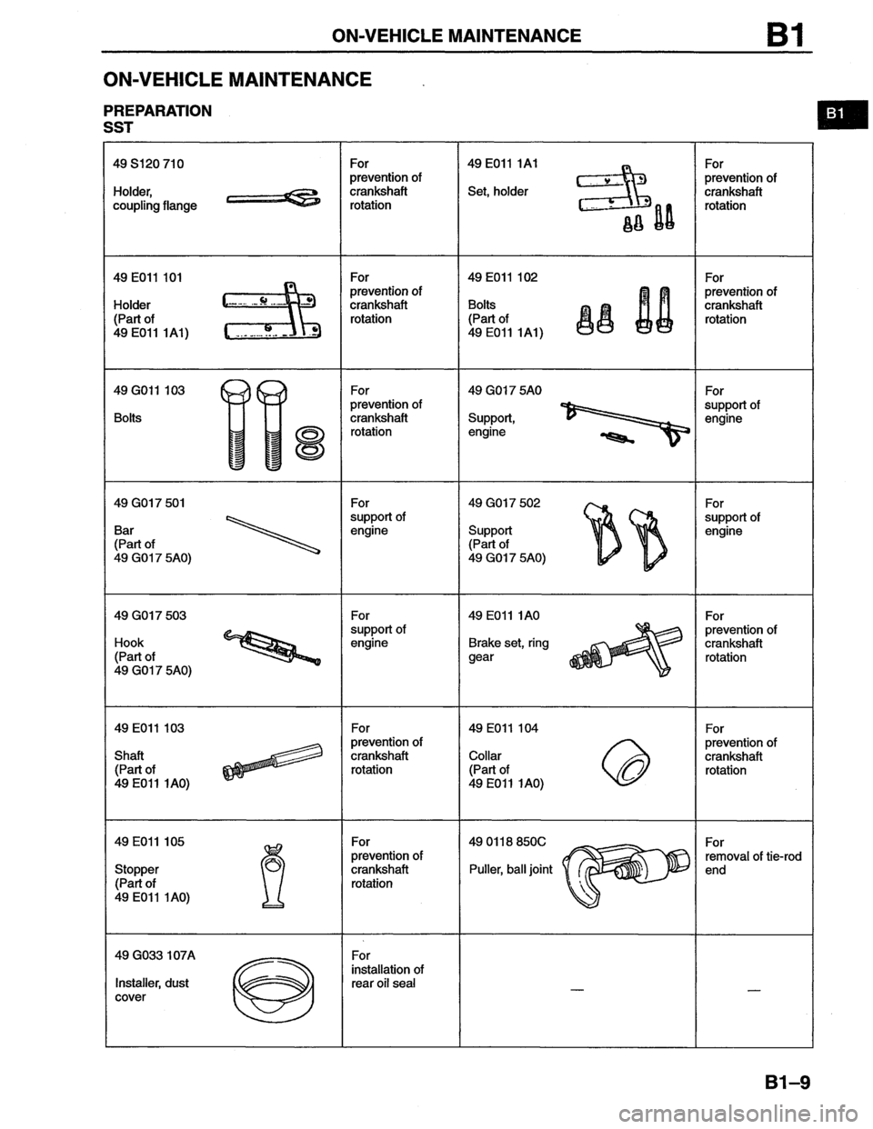 MAZDA MX-6 1996  Workshop Manual 