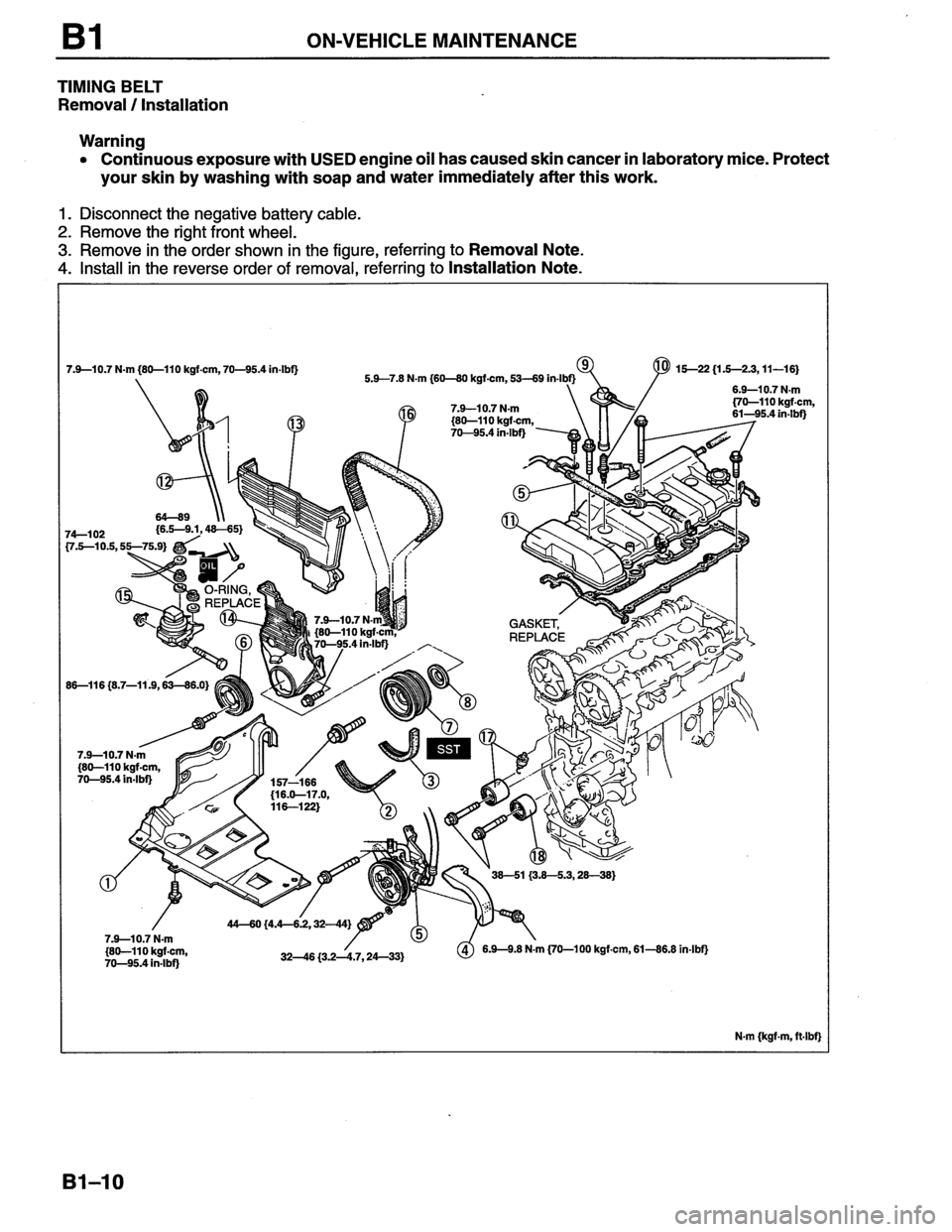 MAZDA MX-6 1996  Workshop Manual 