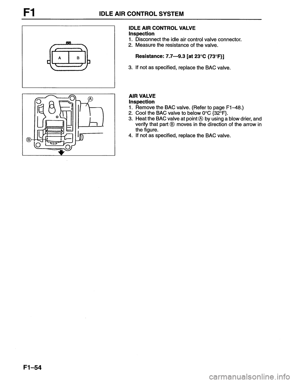 MAZDA MX-6 1996  Workshop Manual 