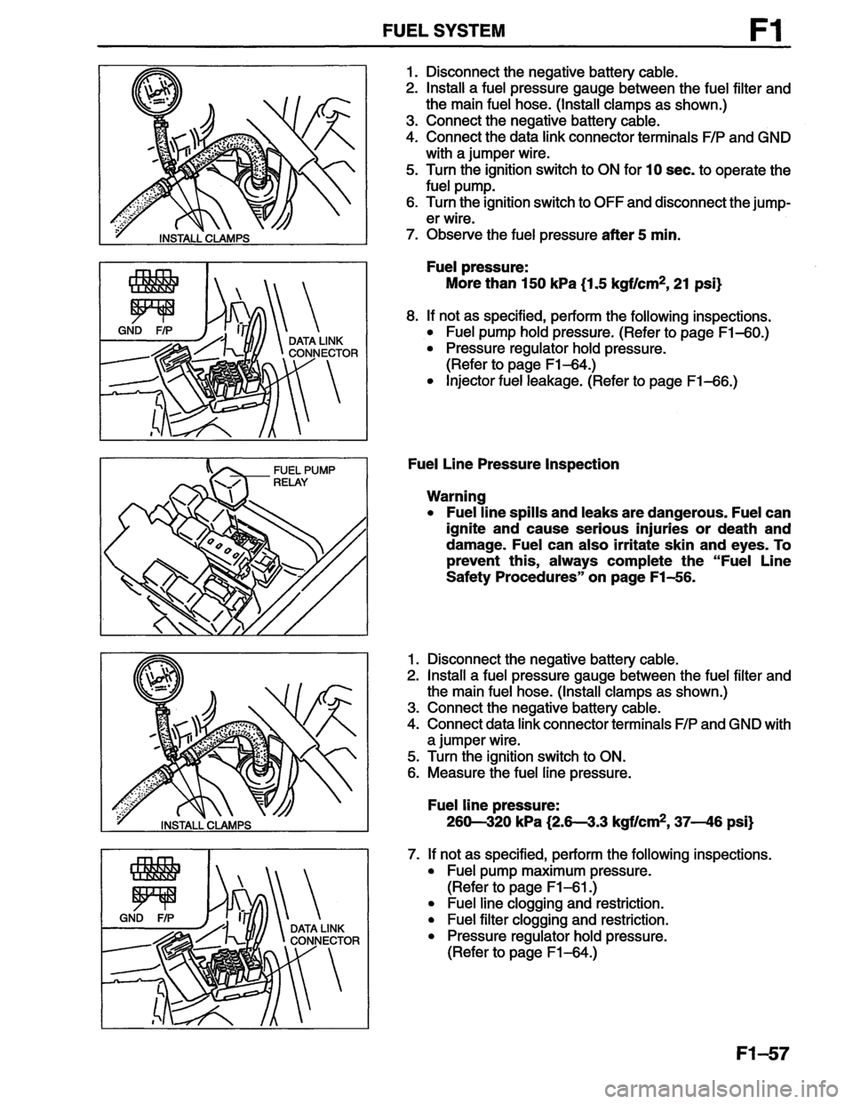 MAZDA MX-6 1996  Workshop Manual 