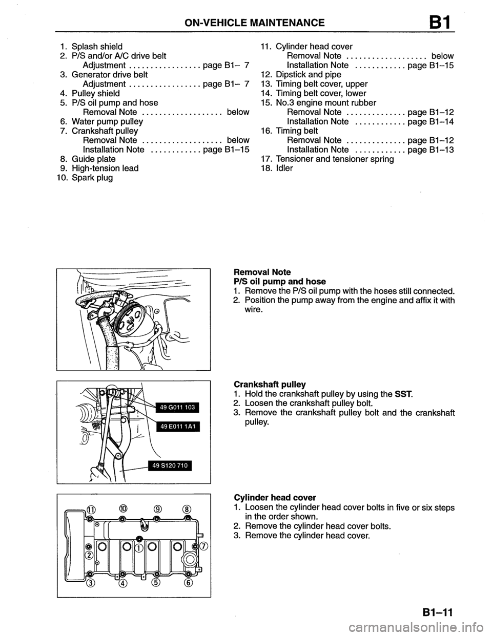 MAZDA MX-6 1996  Workshop Manual 