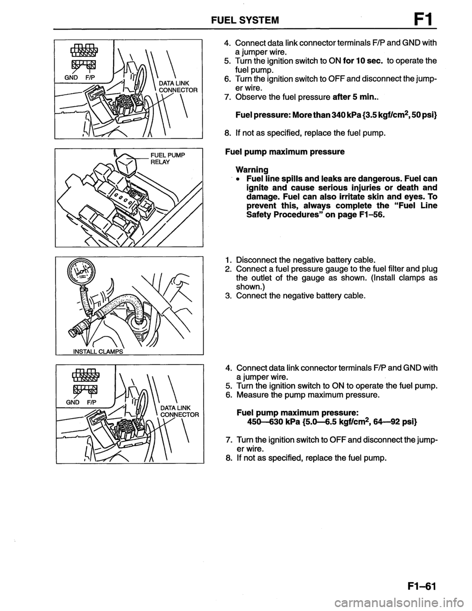 MAZDA MX-6 1996  Workshop Manual 