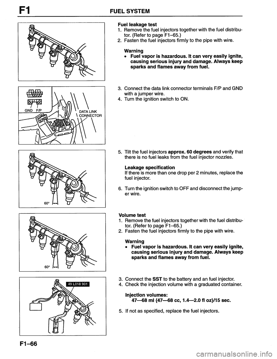 MAZDA MX-6 1996  Workshop Manual 