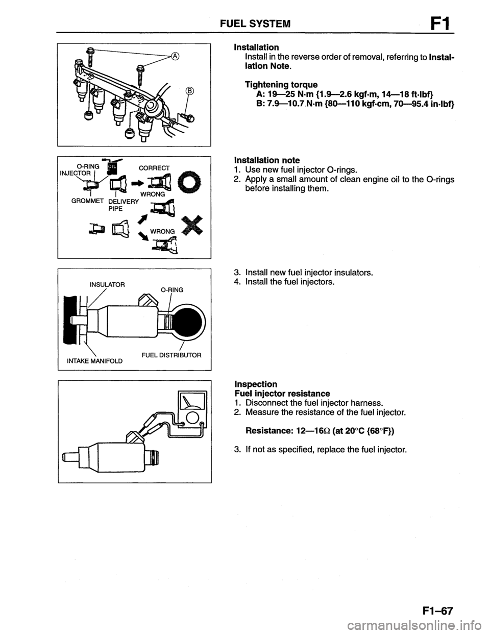 MAZDA MX-6 1996  Workshop Manual 