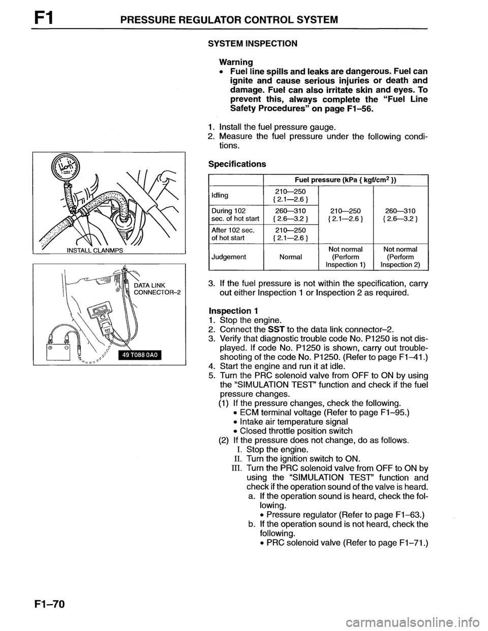 MAZDA MX-6 1996  Workshop Manual 
