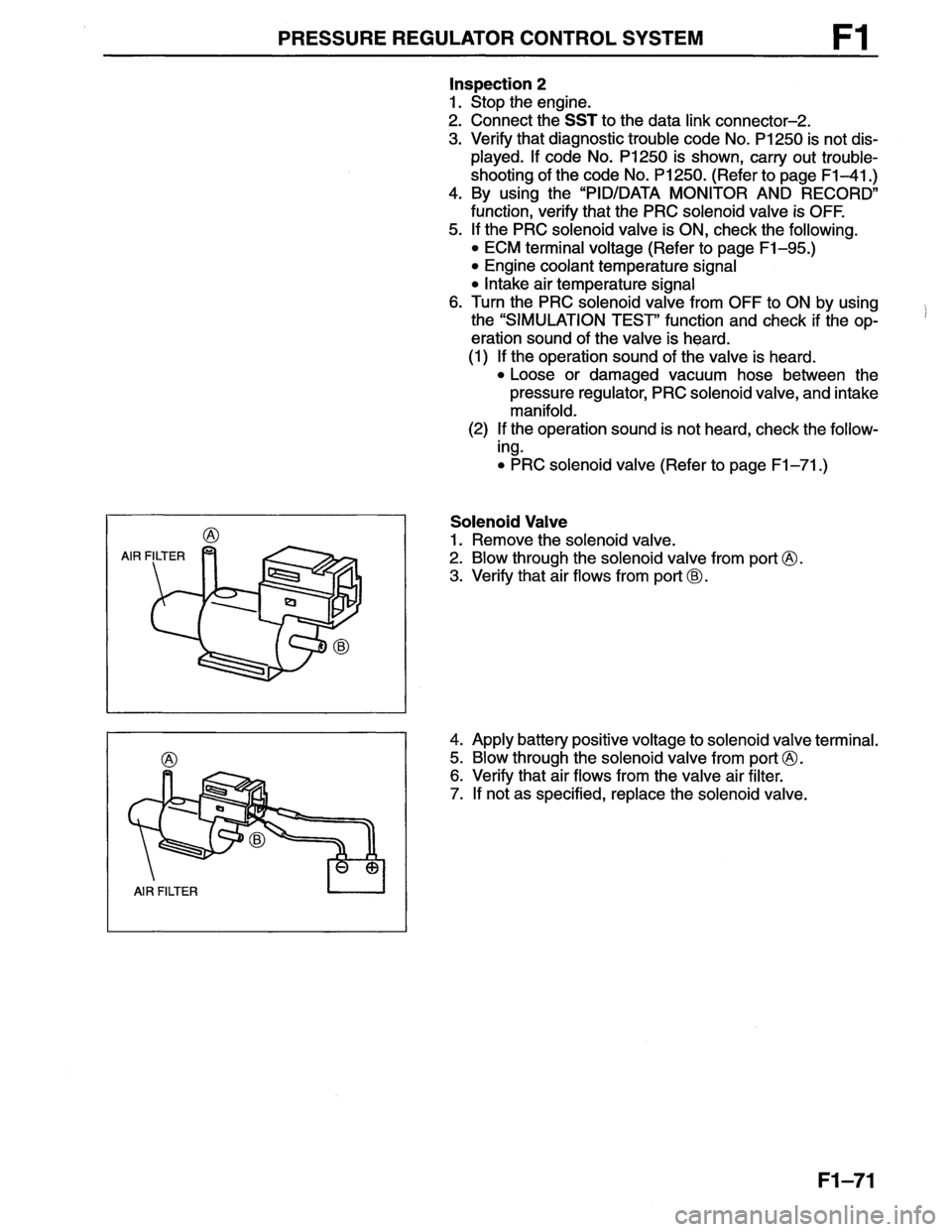 MAZDA MX-6 1996  Workshop Manual 
