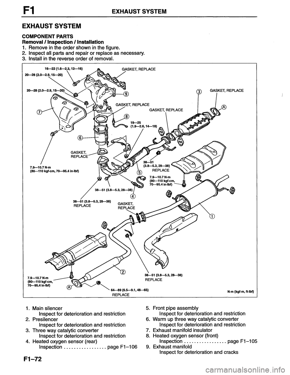 MAZDA MX-6 1996  Workshop Manual 