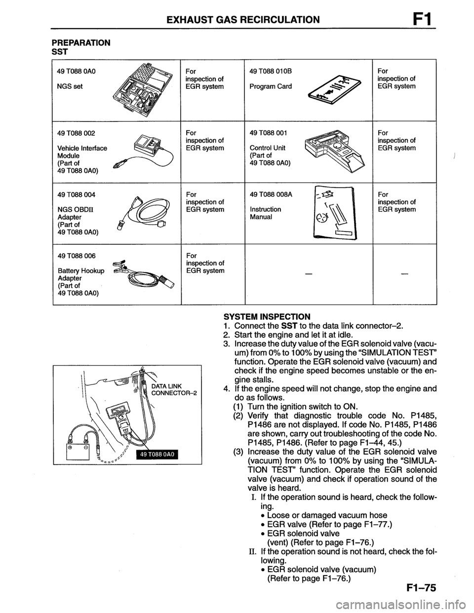 MAZDA MX-6 1996  Workshop Manual 
