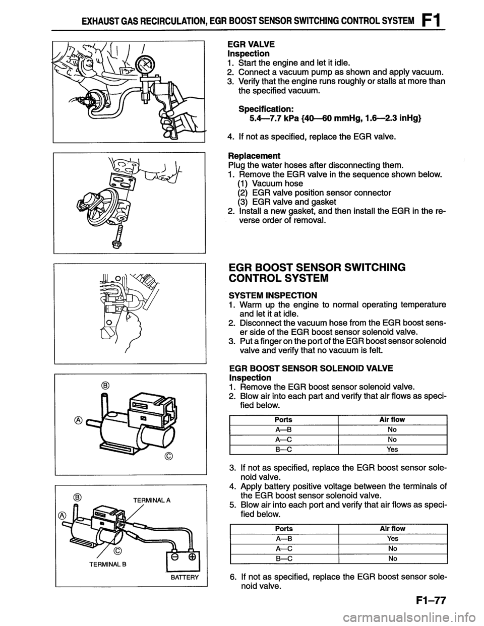 MAZDA MX-6 1996  Workshop Manual 