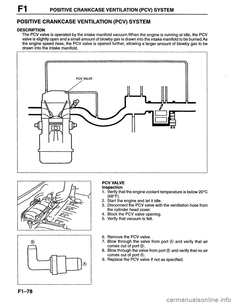 MAZDA MX-6 1996  Workshop Manual 