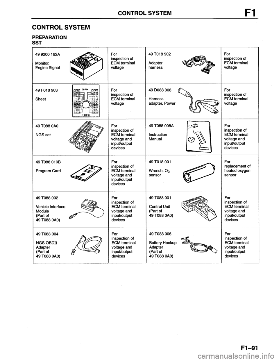 MAZDA MX-6 1996  Workshop Manual 
