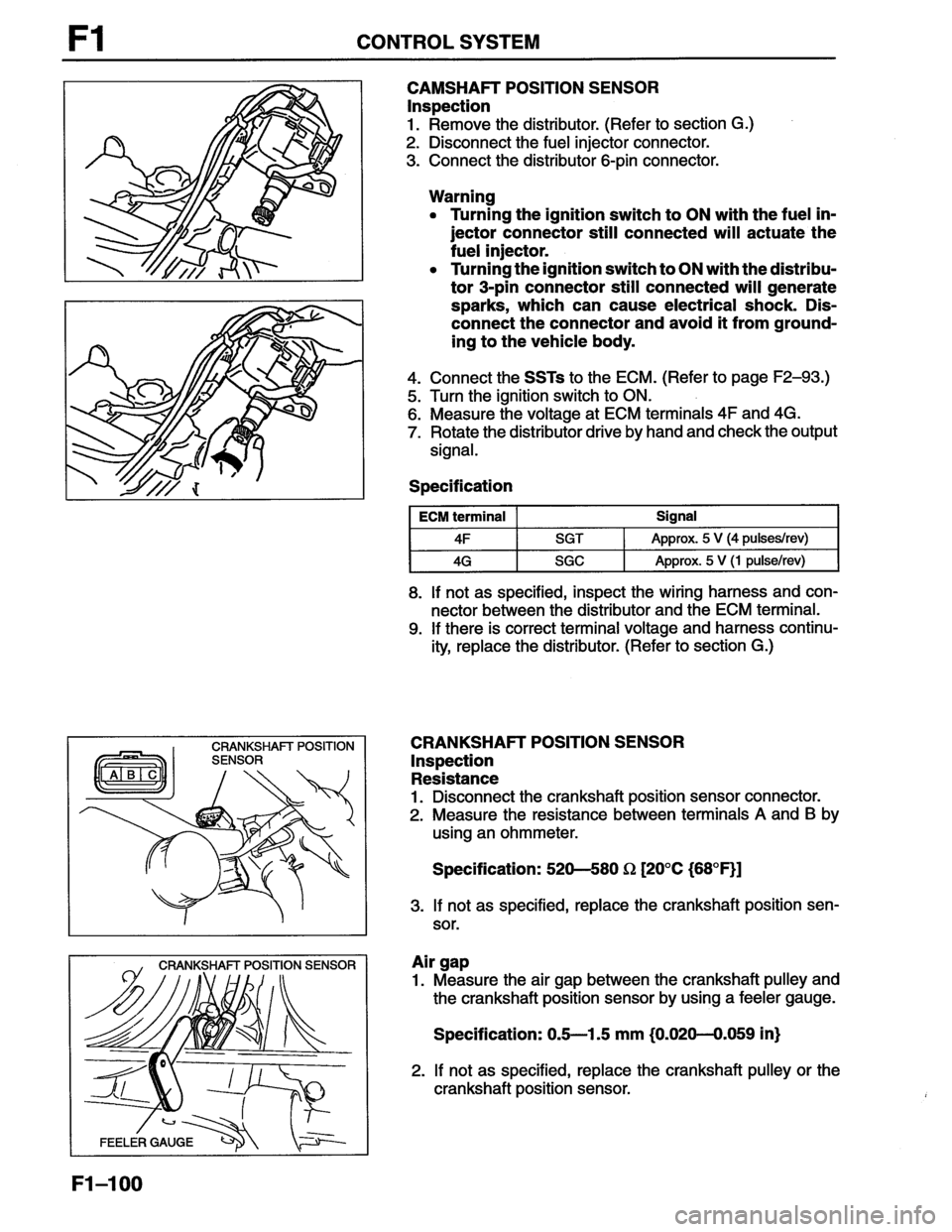 MAZDA MX-6 1996  Workshop Manual 