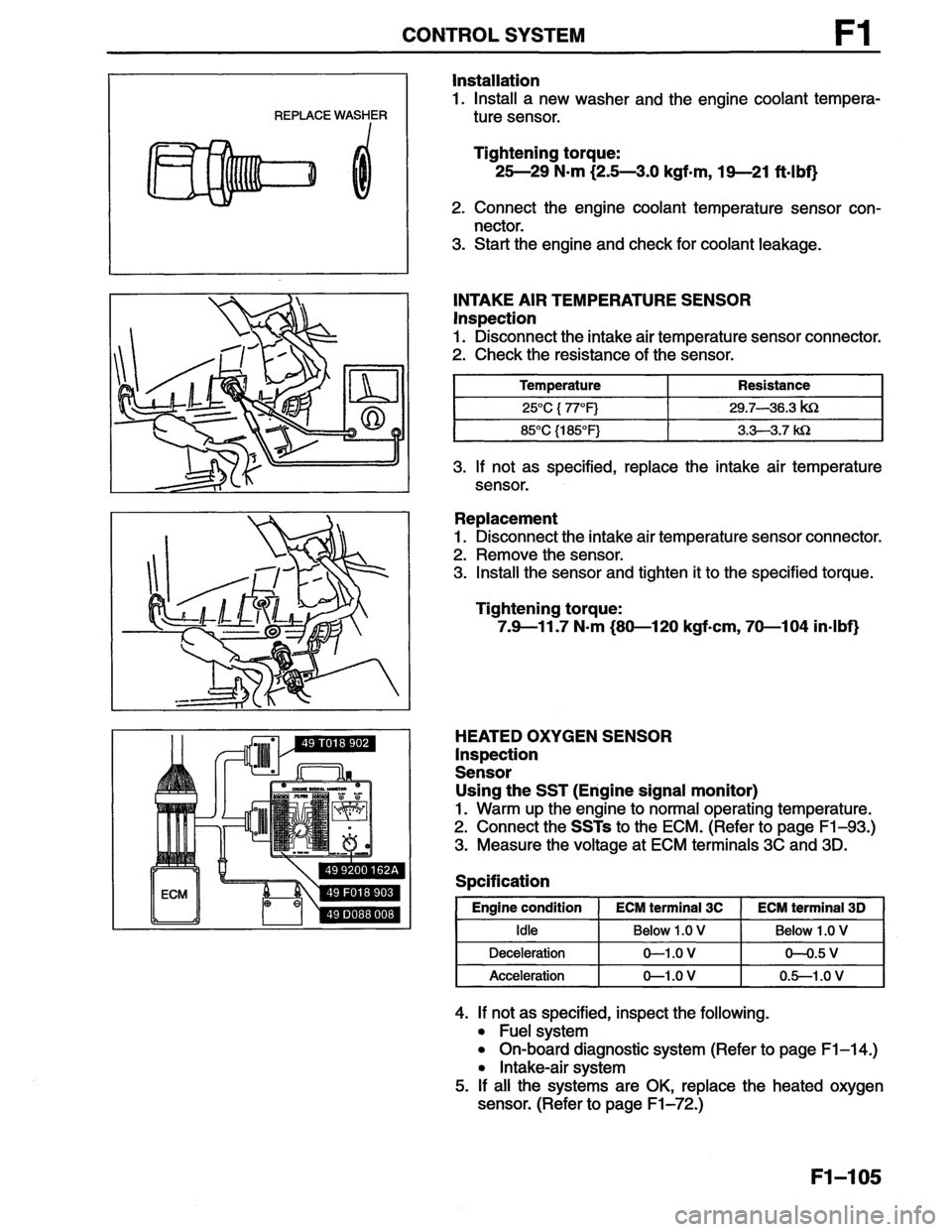MAZDA MX-6 1996  Workshop Manual 
