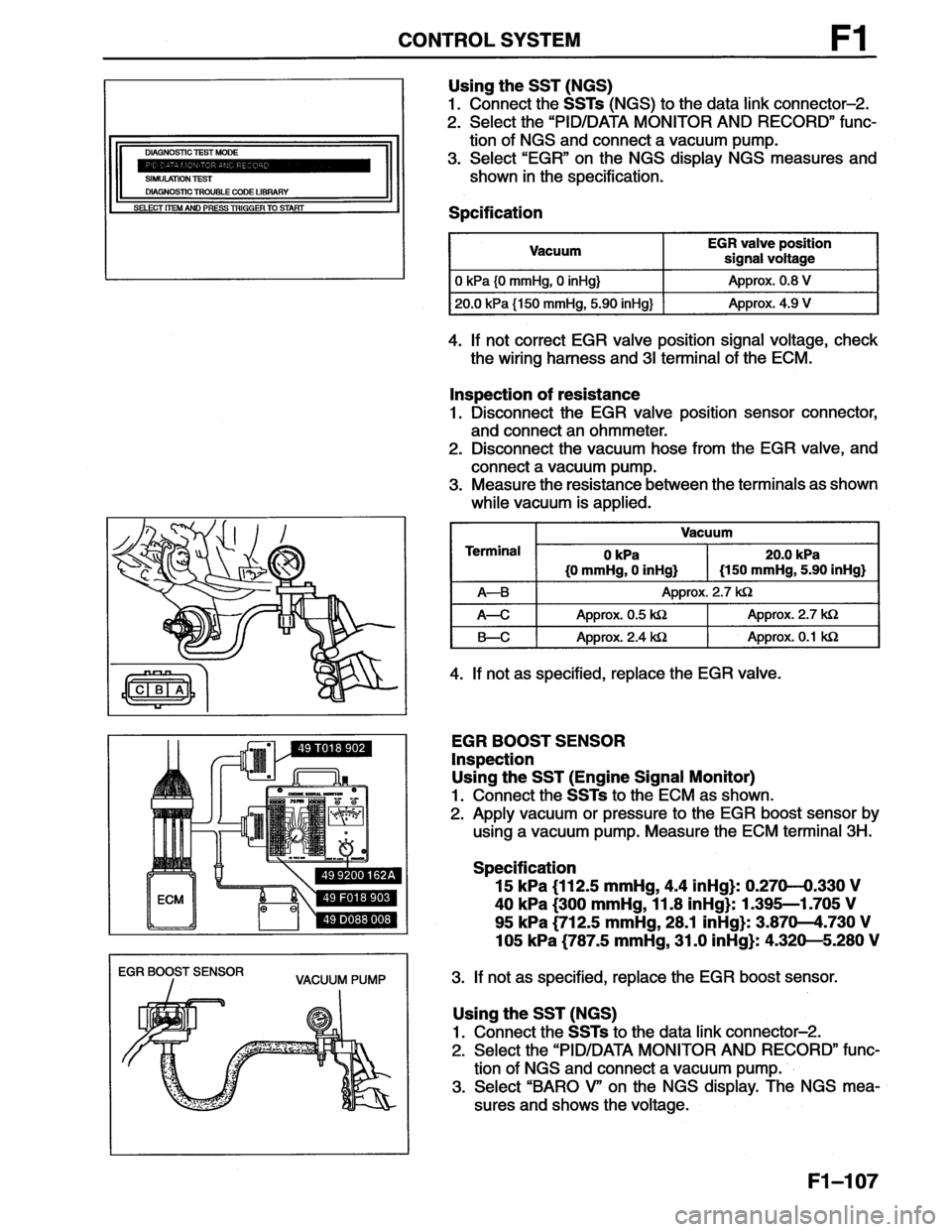 MAZDA MX-6 1996  Workshop Manual 
