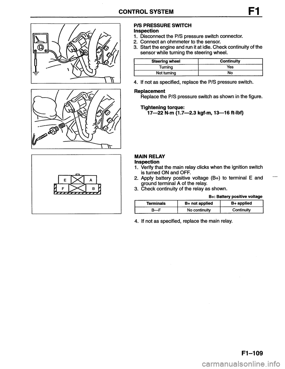 MAZDA MX-6 1996  Workshop Manual 