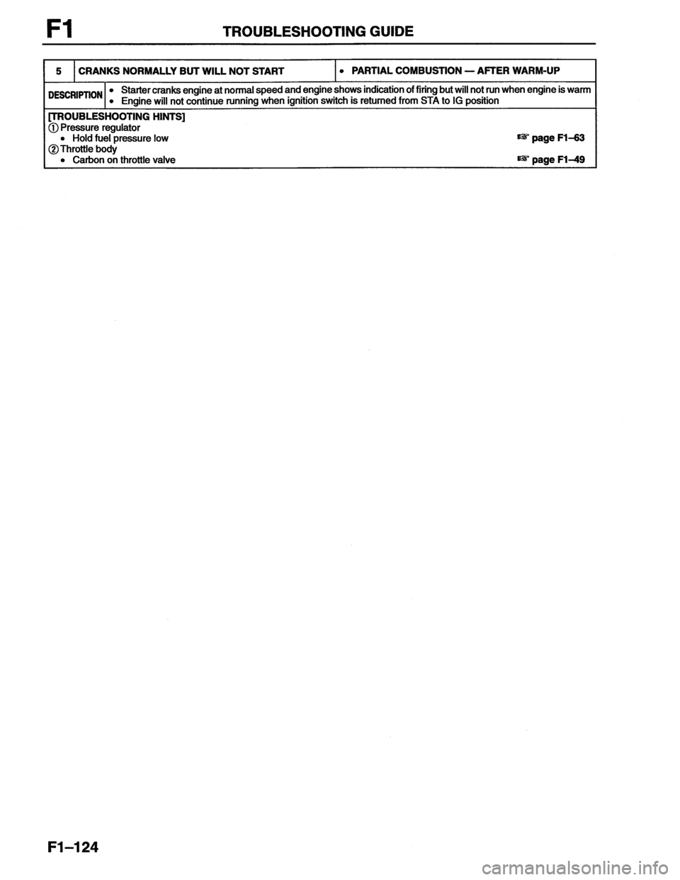 MAZDA MX-6 1996  Workshop Manual 