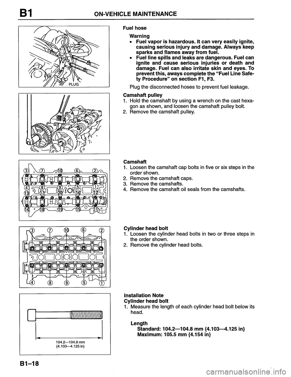 MAZDA MX-6 1996  Workshop Manual 