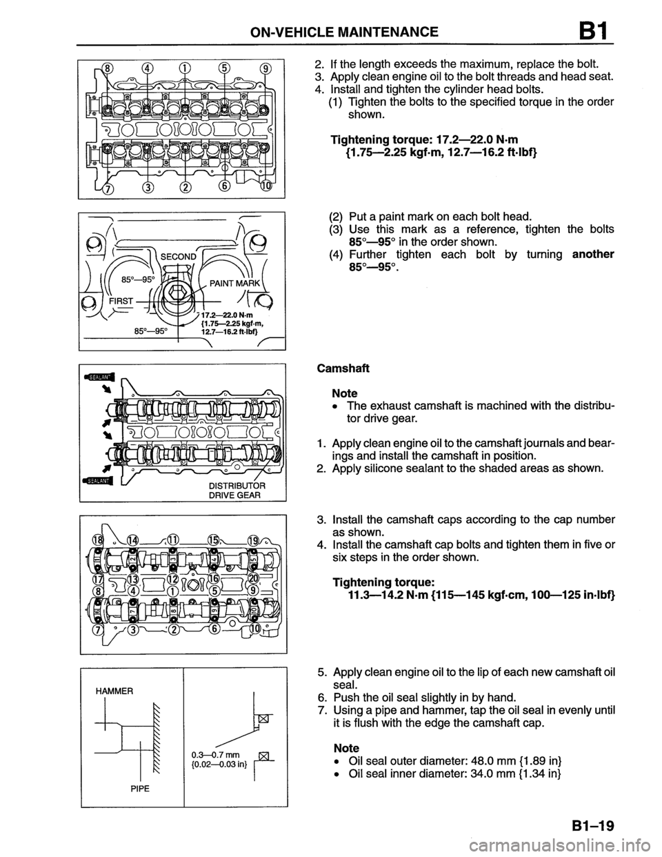 MAZDA MX-6 1996  Workshop Manual 