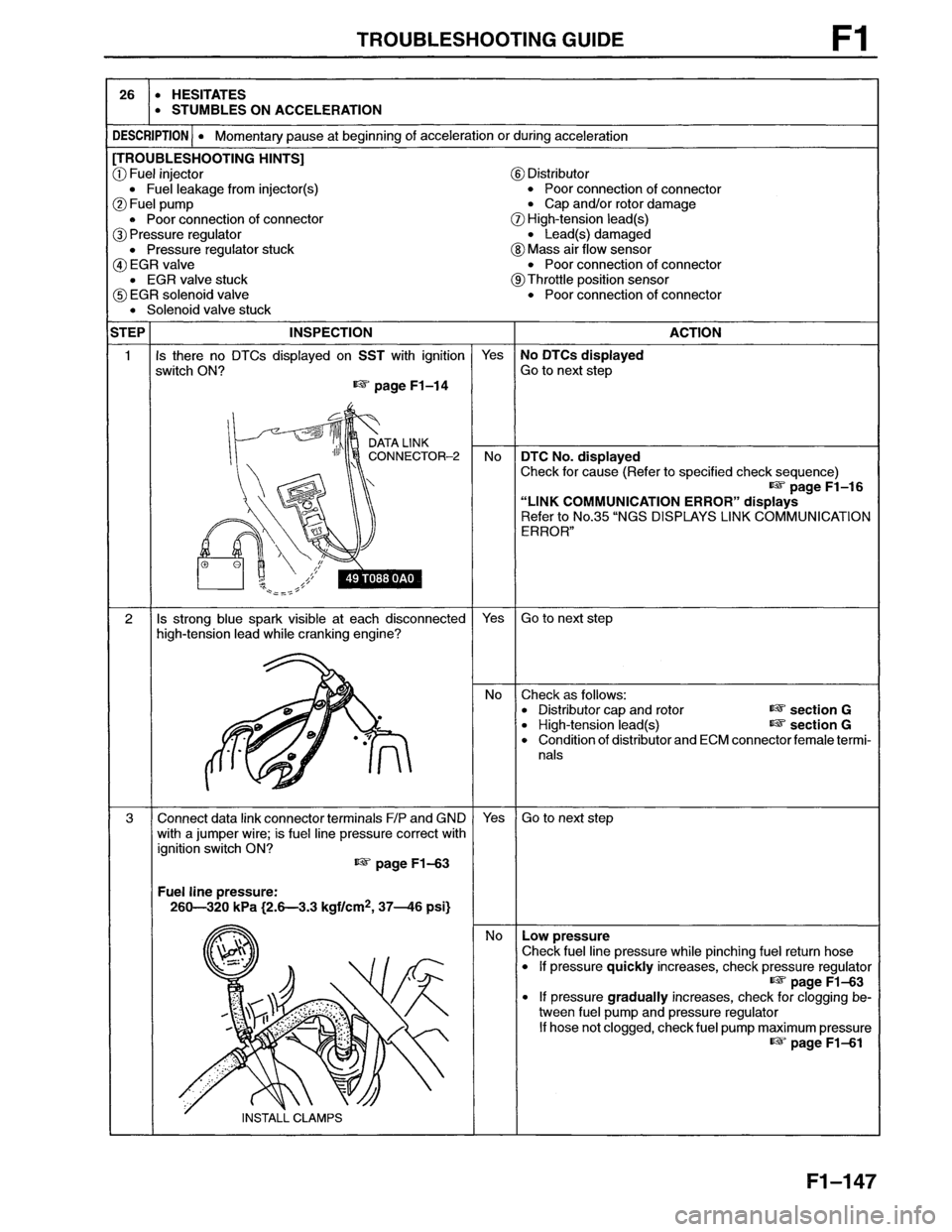 MAZDA MX-6 1996  Workshop Manual 