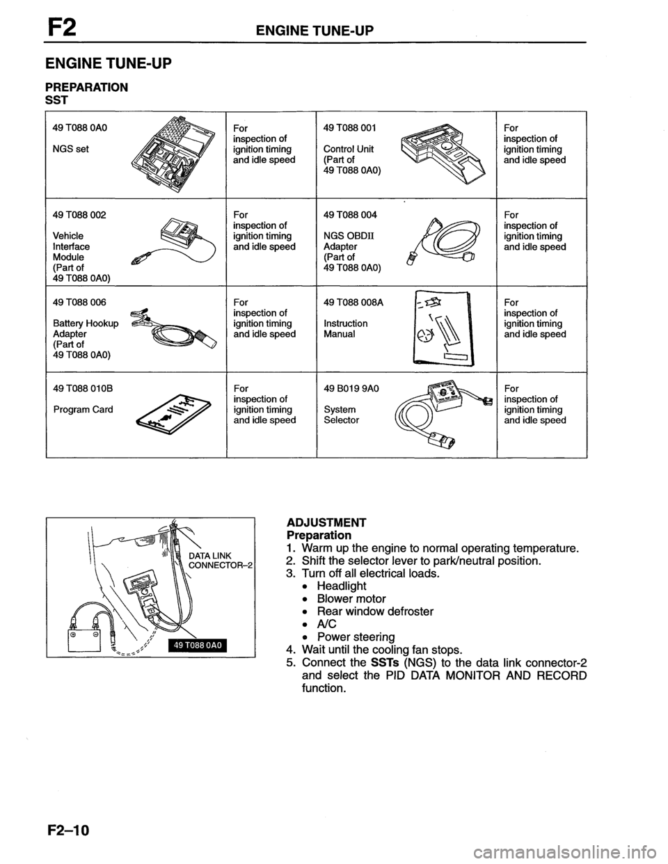 MAZDA MX-6 1996  Workshop Manual 