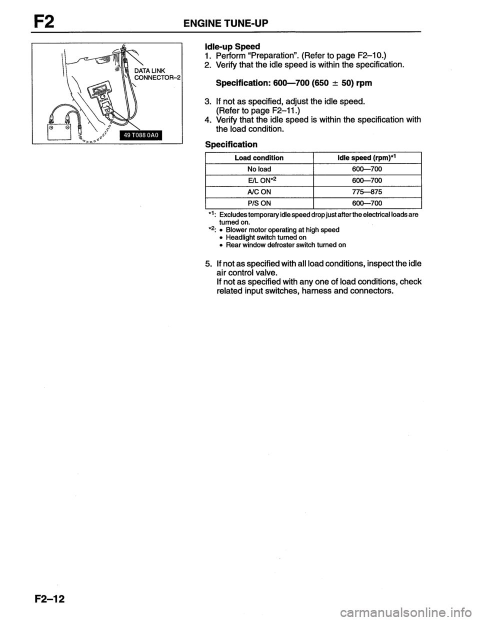 MAZDA MX-6 1996  Workshop Manual 